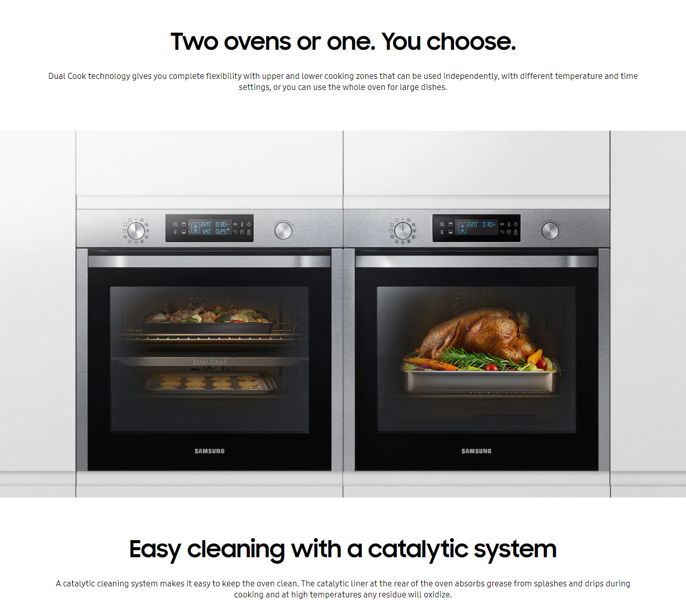 Samsung NV75K5541BS Dual Cook Oven | Soundmachine