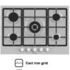 Hisense GM773XF 5 Burner Stainless Steel Gas Hob - Image 7