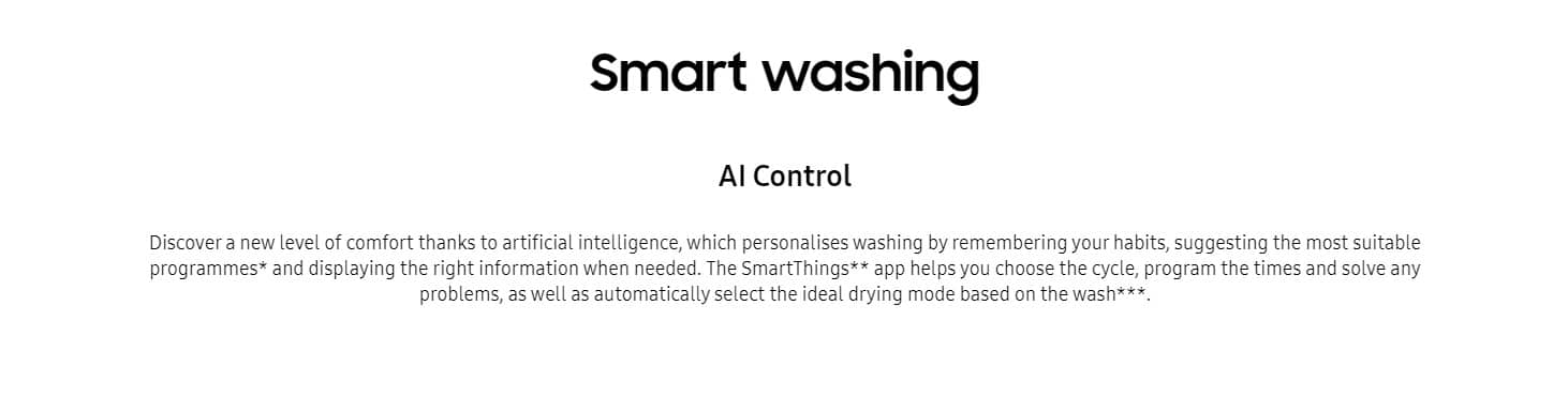 Samsung WW11BB744DGES3 Bespoke AI™ Ecodoser Washing Machine, 11kg, 1400rpm ALL 7