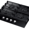 Samsung NA64H3010AK 4 Burner Gas Hob with Cast Iron Grates - Image 3
