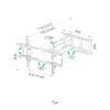 SIH 4 Way TV Mount - 754B - Image 3