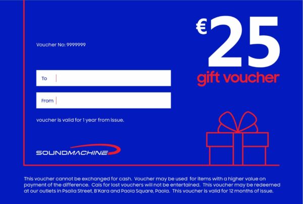 €25 Gift Voucher - Physical