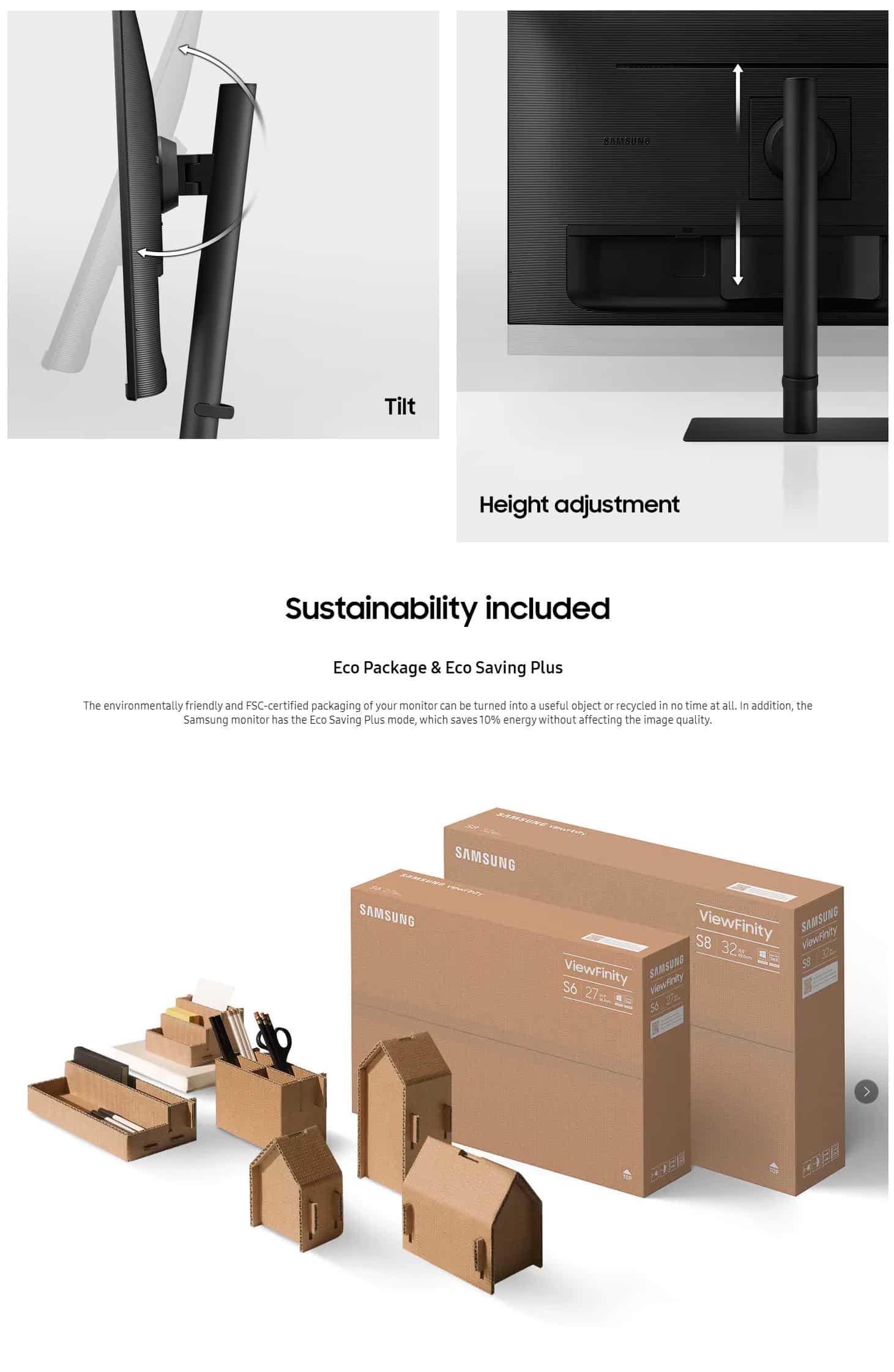 Samsung LS32B800PXUXEN 32 ViewFinity S8 UHD Monitor ALL 9