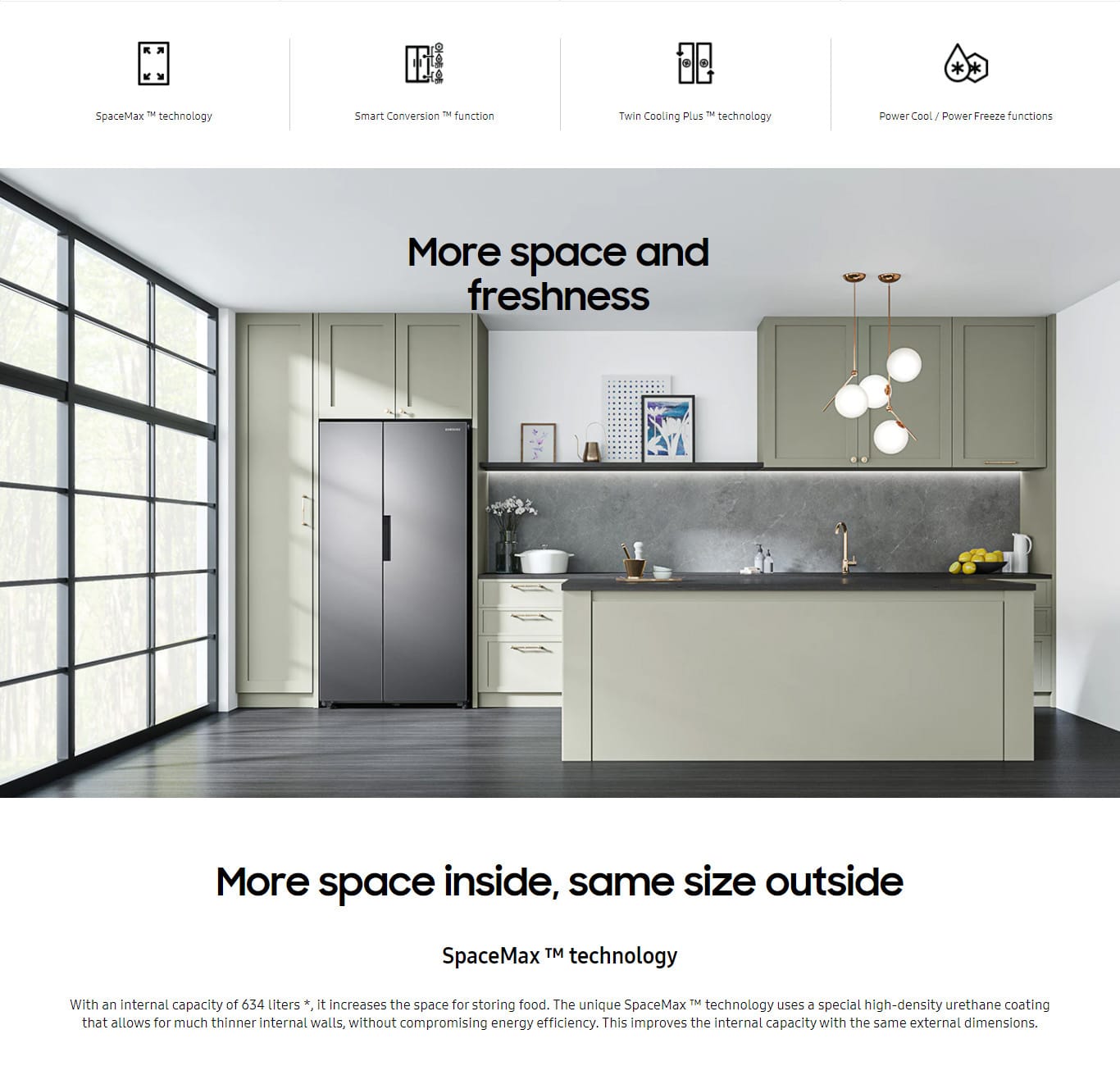 Samsung RS66A8101S9 American Style Fridge-Freezer ALL 1