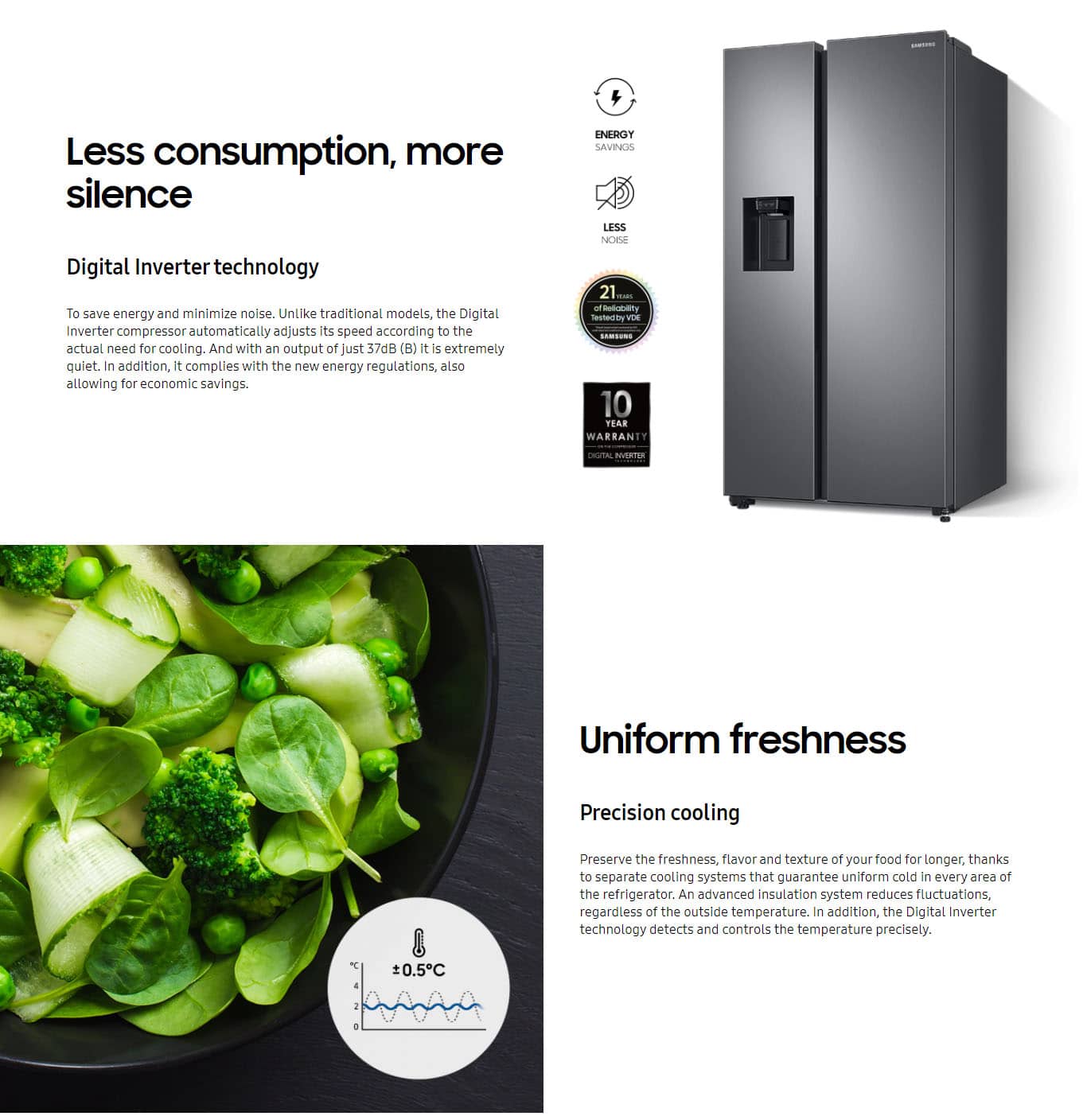 Samsung RS68A8831B1 American Style Fridge-Freezer ALL 9