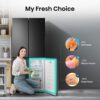 Hisense RQ563N4SF2 PureFlat French Style Fridge Freezer - Image 4