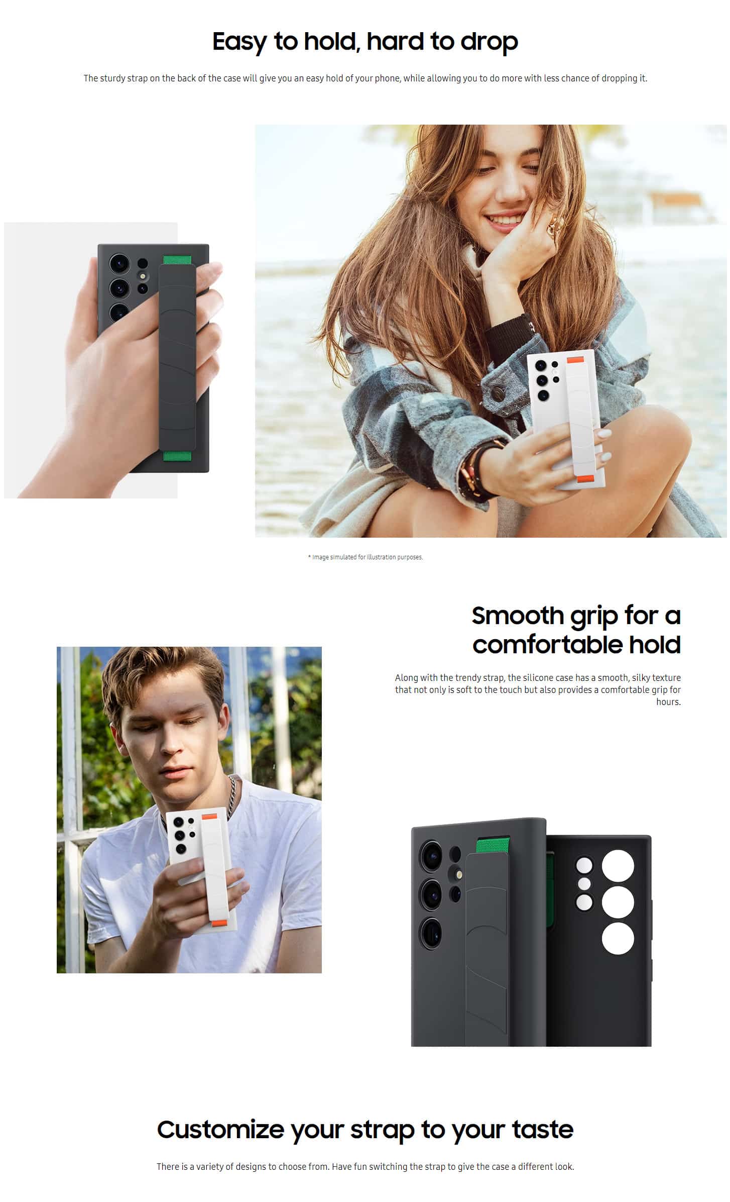 Samsung Galaxy S23 Ultra Silicone Grip Case ALL 1