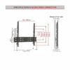 Barkan E30 Fixed Spring Lock TV Wall Mount - Image 3