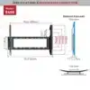 Barkan E400 Flat / Curved TV Wall Mount - Image 2
