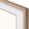 Customisable Modern Teak Bezel for The Frame 55" TV