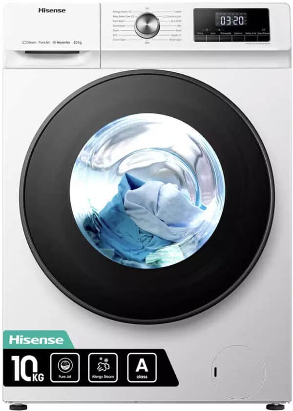 Hisense WFQA1014EVJM 10Kg 1400rpm Class A Washing Machine