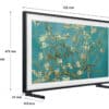 Samsung QE32LS03CBUXZT 32" The Frame Full HD Smart TV Wi-Fi - Image 2