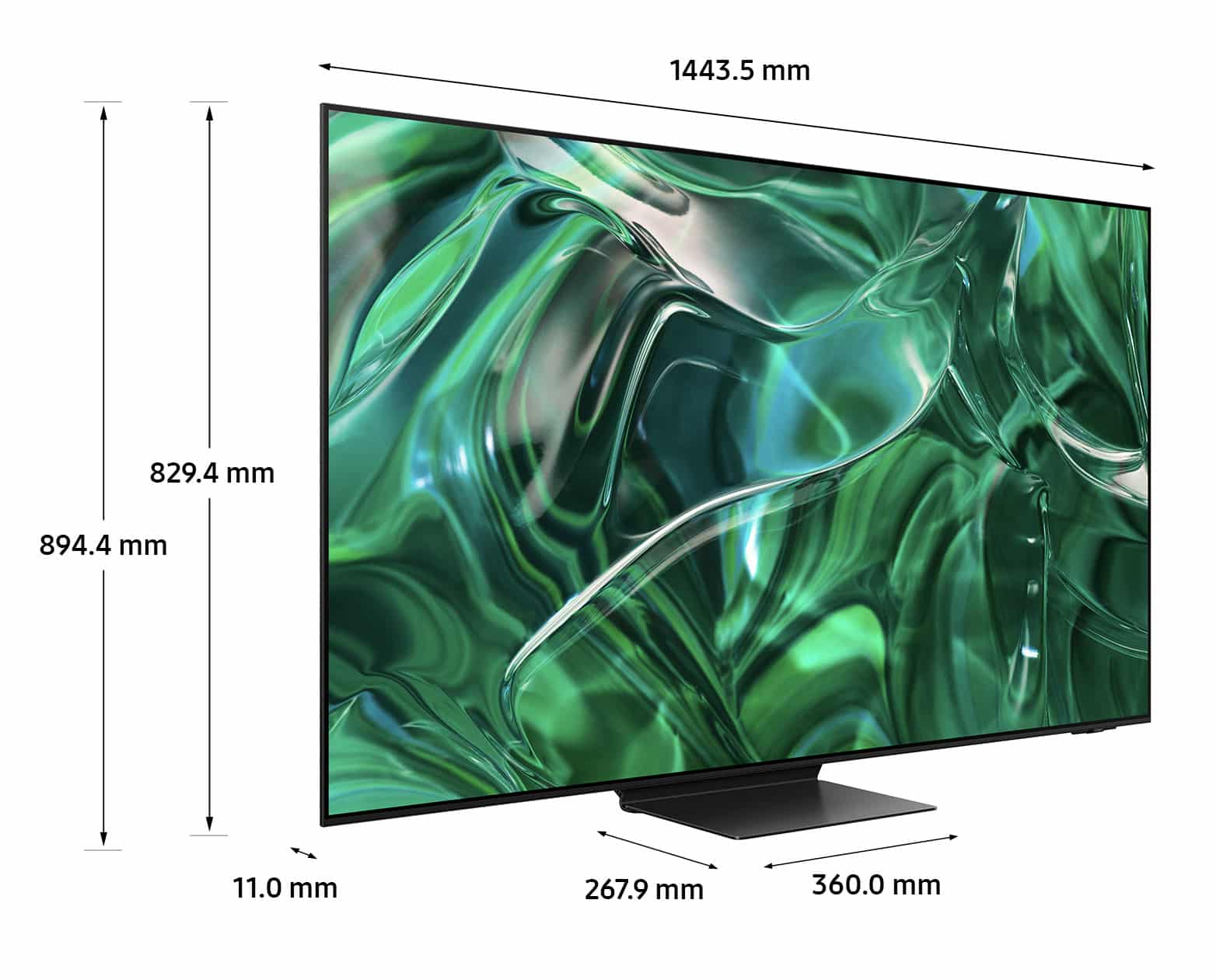 Samsung QE65S95CATXZT 65" OLED 4K Quantum Ultra HD Smart TV - Image 2