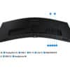Samsung LS34C652UAUXEN 34" ViewFinity 3440x1440 4K Ultra HD Curved LED Monitor - Image 8