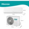 Hisense HALO A++ 12000BTU WiFi Air Conditioner - Image 2