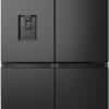 Hisense RQ758N4SWFE PureFlat American Style Fridge Freezer - Black