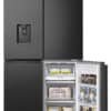 Hisense RQ758N4SWFE PureFlat American Style Fridge Freezer - Black - Image 2