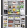 Hisense RQ758N4SWFE PureFlat American Style Fridge Freezer - Black - Image 4
