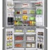 Hisense RQ758N4SWSE PureFlat American Style Fridge Freezer - Stainless Steel - Image 4