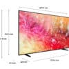 Samsung TV Crystal UHD 4K 75” UE75DU7170UXZT Smart TV Wi-Fi Black 2024, Crystal 4K Processor, 4K Upscaling, Slim Look Design, OTS Lite - Image 2