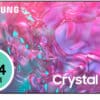 Samsung TV Crystal UHD 4K 98” UE98DU9070UXZT Smart TV Wi-Fi Graphite Black 2024, Crystal 4K Processor, 4K Upscaling, Slim Look, OTS Lite
