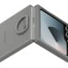 Samsung Galaxy Z Flip6 Silicone Case with Ring - Grey - Image 4