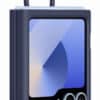 Samsung Galaxy Z Flip6 Silicone Case with Ring - Navy Blue - Image 2