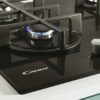 Candy CVG6BR4WPB 60cm 4-Zone Glass Gas Hob - Image 2