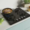 Candy CVG6BR4WPB 60cm 4-Zone Glass Gas Hob - Image 3