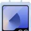 Samsung Galaxy Z Flip6 Silicone Case with Ring - Blue