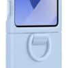 Samsung Galaxy Z Flip6 Silicone Case with Ring - Blue - Image 3