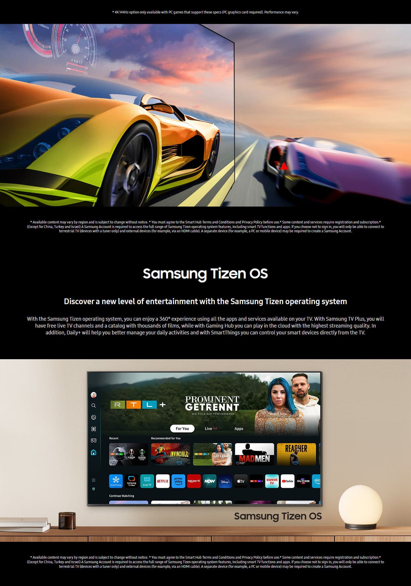 Samsung QE48S90DAEXZT 48” OLED 4K Ultra HD Smart TV Wi-Fi ALL v1440 4