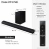 Samsung HW-B750D/ZF 5.1ch Soundbar w/Dolby Audio, DTS Virtual:X - Image 2