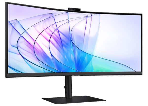 Samsung LS34C652VAUXEN 34" ViewFinity S65VC Ultra WQHD Curved High Resolution Monitor with Webcam - Image 2