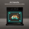 Hisense BI62220AB 61L Class A Multifunction Electric Oven with Grill - Image 3