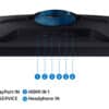 Samsung LS32CG510EUXEN 32" G51C QHD 165Hz VA Odyssey Gaming Monitor - Image 10