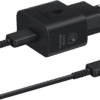 Samsung 25W Super Fast Charging Travel Adapter (with C to C Cable) - Black - Image 5