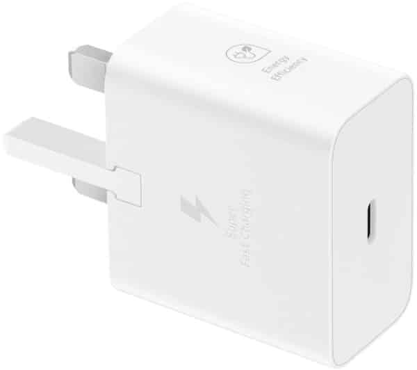 Samsung 25W Super Fast Charging Travel Adapter (with C to C Cable) - White