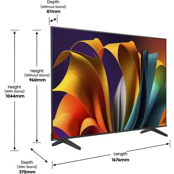 Hisense 75A6N 75" Class A6 Series LED 4K Ultra HD Smart TV Wi-Fi - Image 2