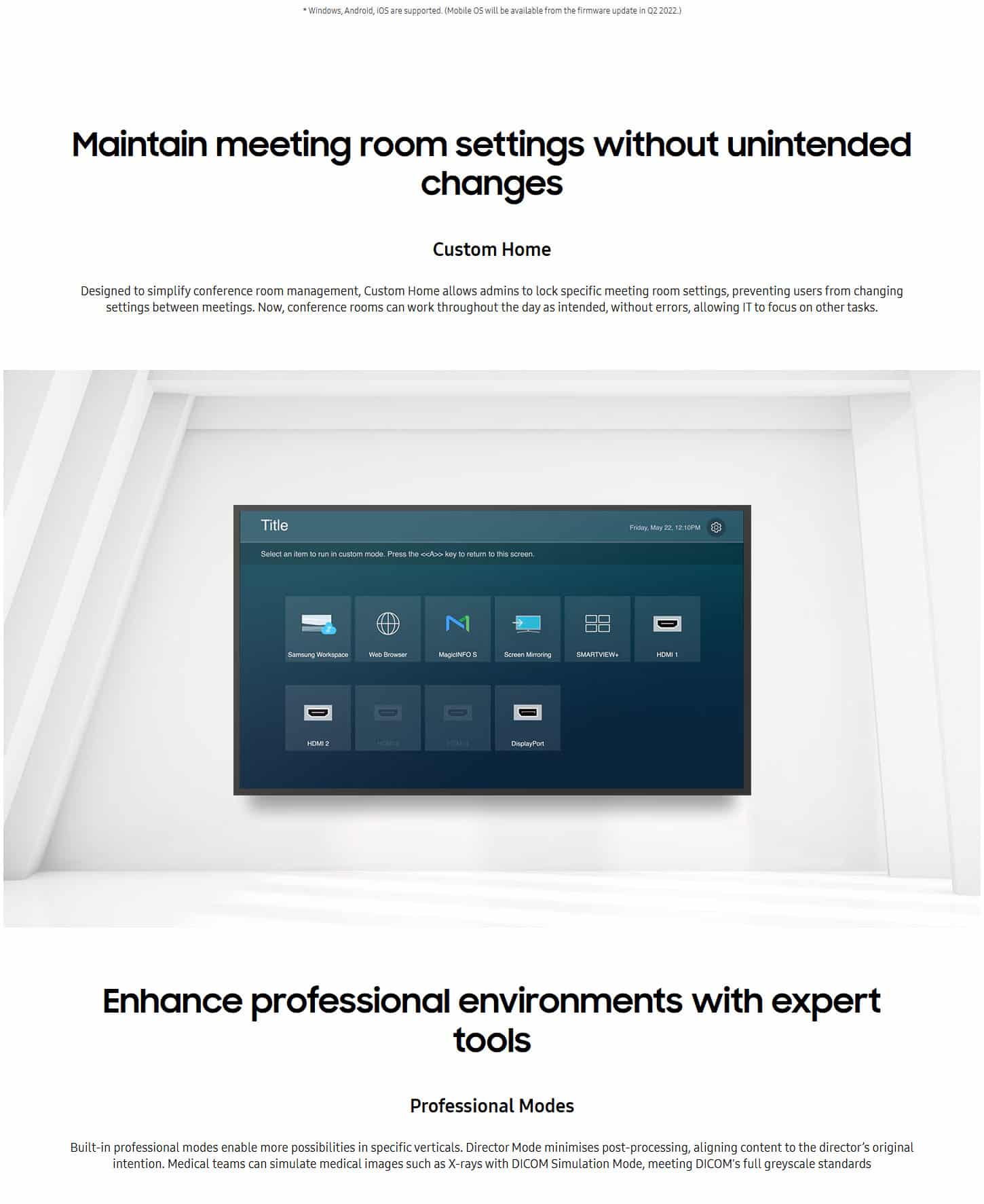 Samsung LH75QBBEBGCXEN 75 QBB UHD 4K Professional Smart Signage ALL 6