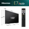 Hisense 100E7NQ 100″ QLED 4K Ultra HD Smart TV Wi-Fi - Image 2