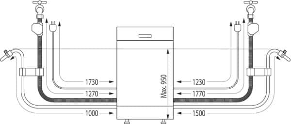 Hisense HV63D16EX 60cm Built-In Dishwasher - Image 3