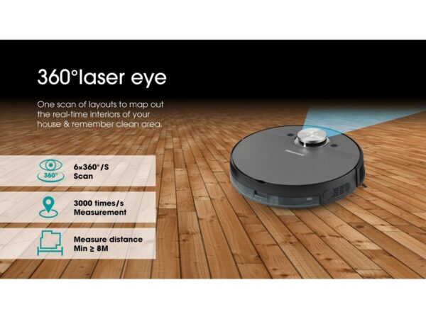 Hisense RVCL144AB Robot Vacuum Cleaner with Mop - Image 9