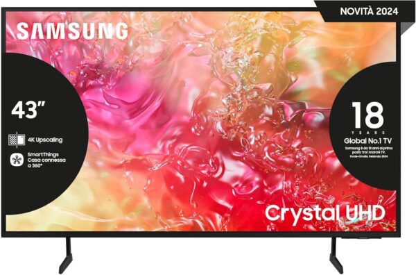 Samsung UE43DU7190UXZT 43” Crystal UHD 4K Smart TV Wi-Fi