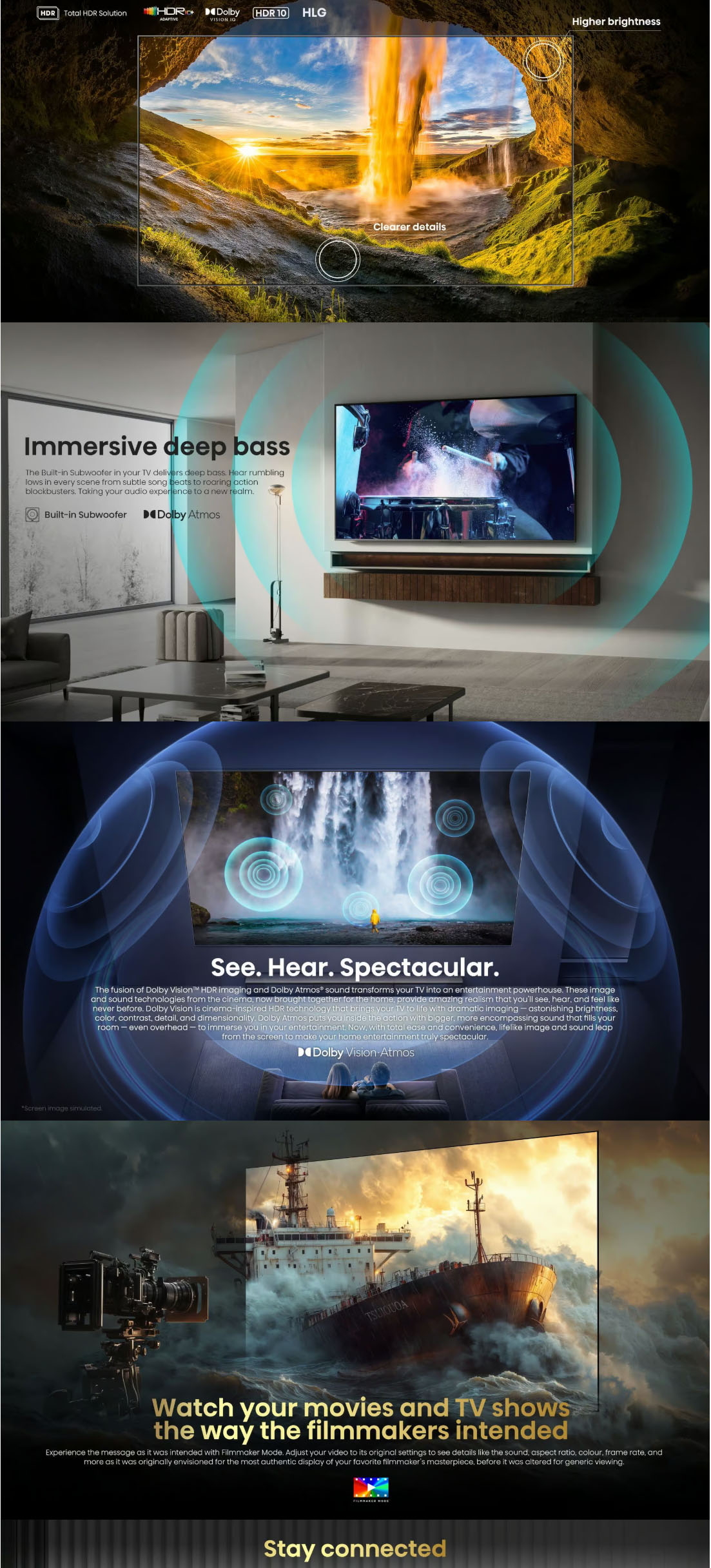 Hisense 55U7Q 55 Mini-LED 144Hz VRR QLED Gaming TV ALL 4