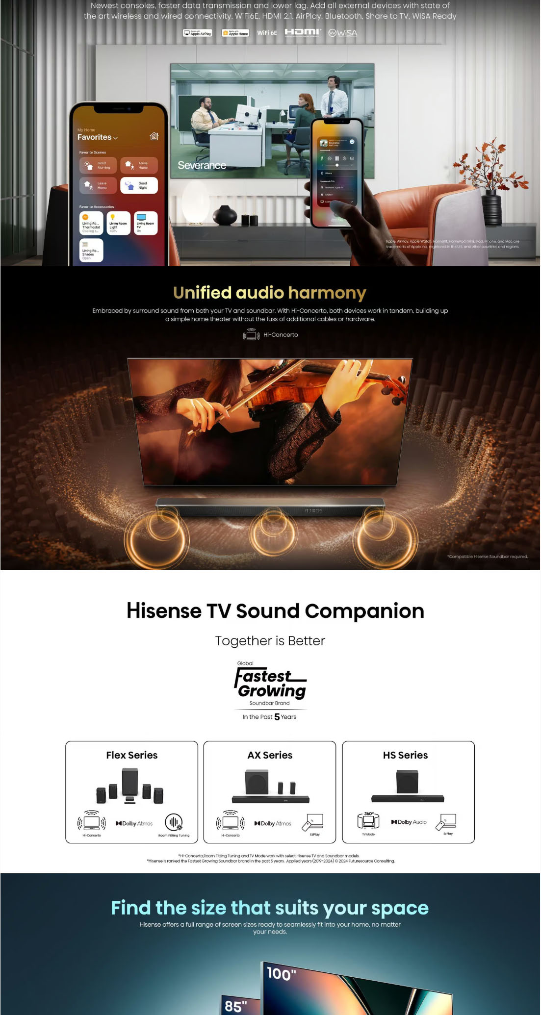 Hisense 55U7Q 55 Mini-LED 144Hz VRR QLED Gaming TV ALL 5