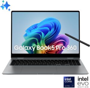 Samsung Galaxy Book5 Pro 360 (15.6", Core Ultra 7, 16GB/512GB) 2-in-1 Laptop, Copilot+ PC Win11 Home