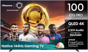 Hisense 100E7Q PRO 100″ 4K QLED Smart TV Wi-Fi