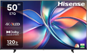 Hisense 50E7Q 50" QLED 4K Ultra HD Smart TV Wi-Fi