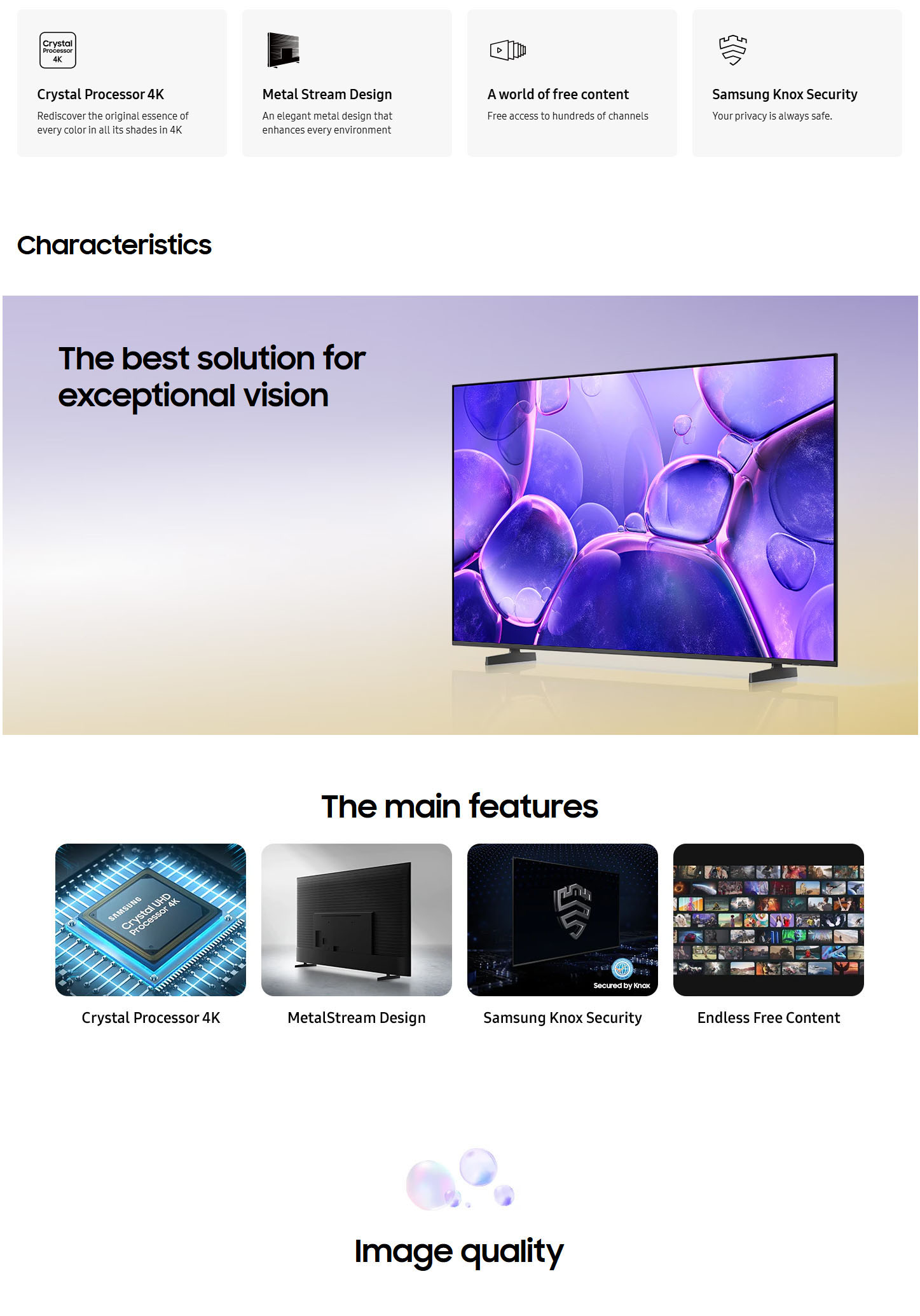Samsung UE43U8000FUXZT 43 Crystal UHD U8000F 4K Vision AI Smart TV ALL 1